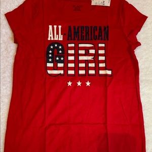 All American girl tee